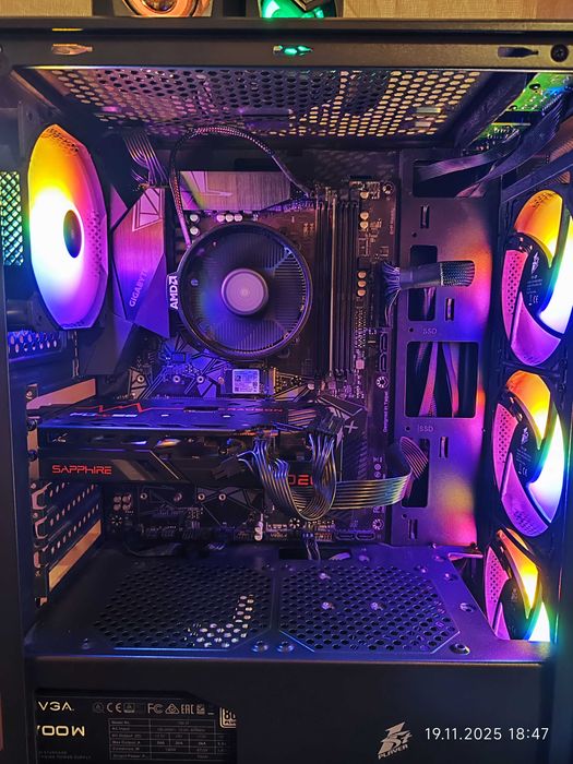 Геймърски Ryzen 5 3600X,RX 6500 XT 4GB, RAM 16GB 3200, SSD 512GB