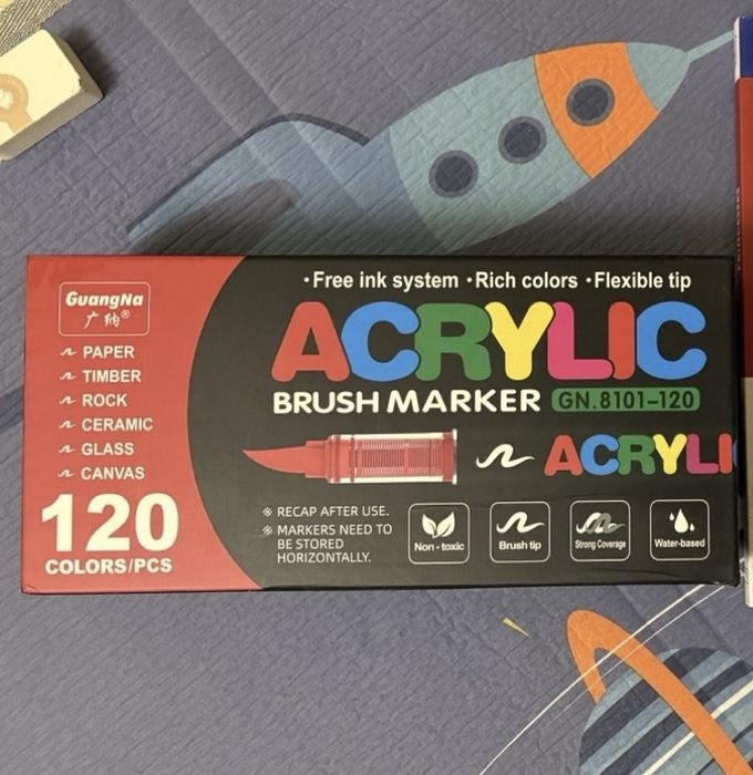 Акриловые маркеры новые