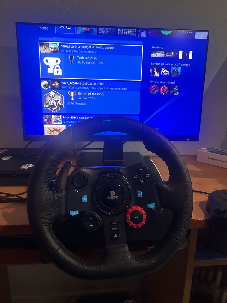 Setup gaming ps4+volan+monitor!