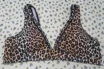 Sutien de plajă model leopard