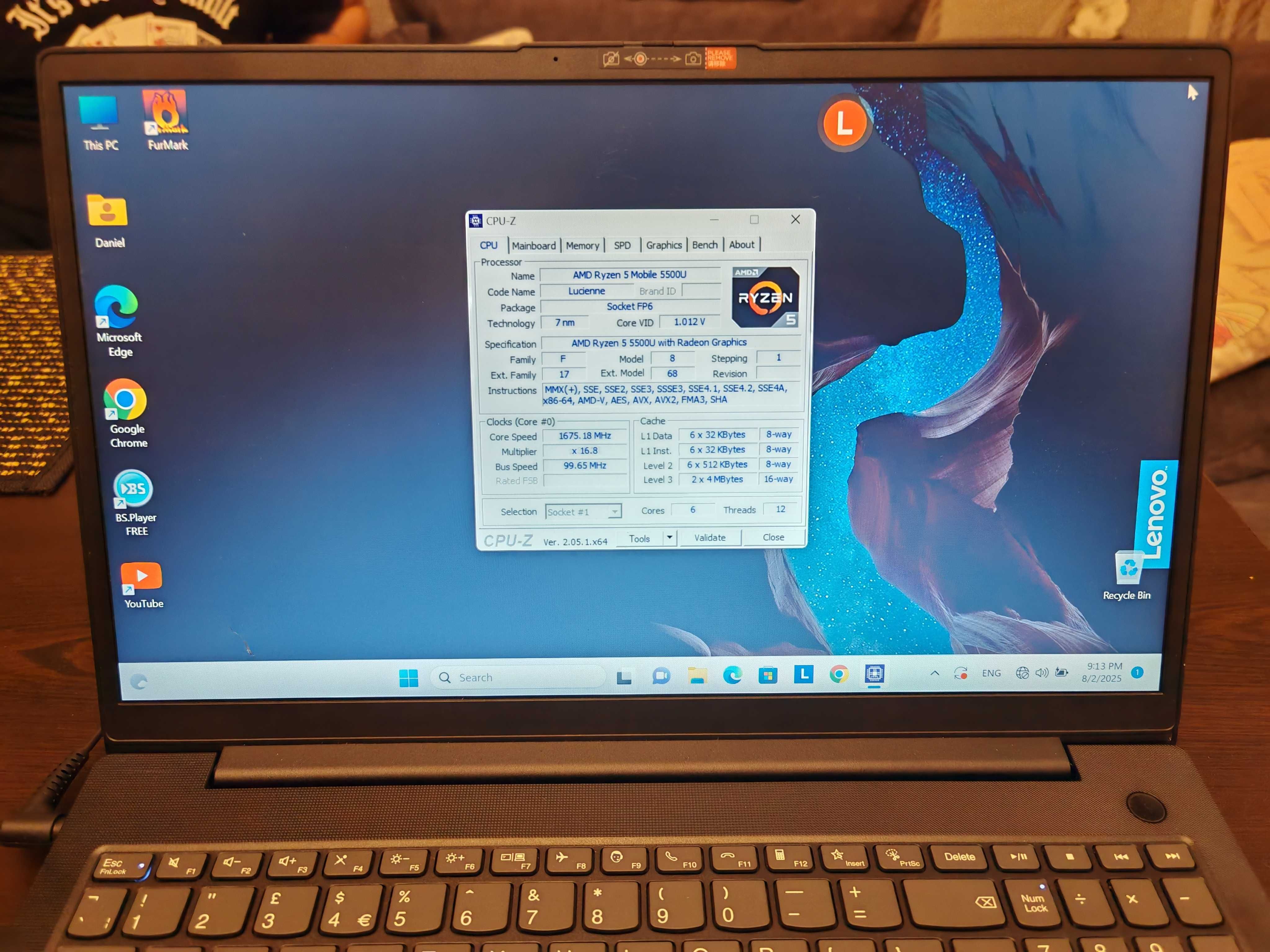 Lenovo Ryzen 5500U