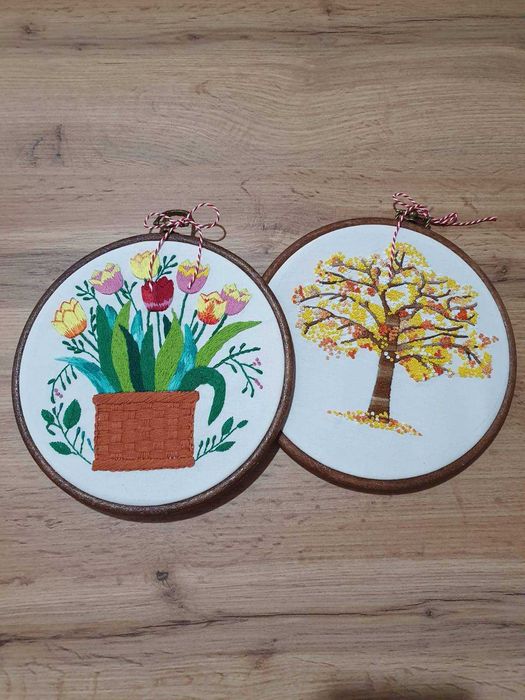 Martisor decorativ brodat