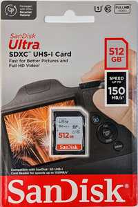 Card de memorie SanDisk SD 512 GB Ultra - sigilat
