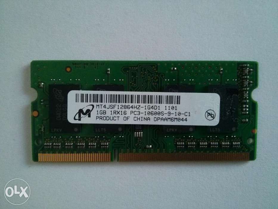 Memorie RAM Samsung / Micron DDR3 laptop 1GB