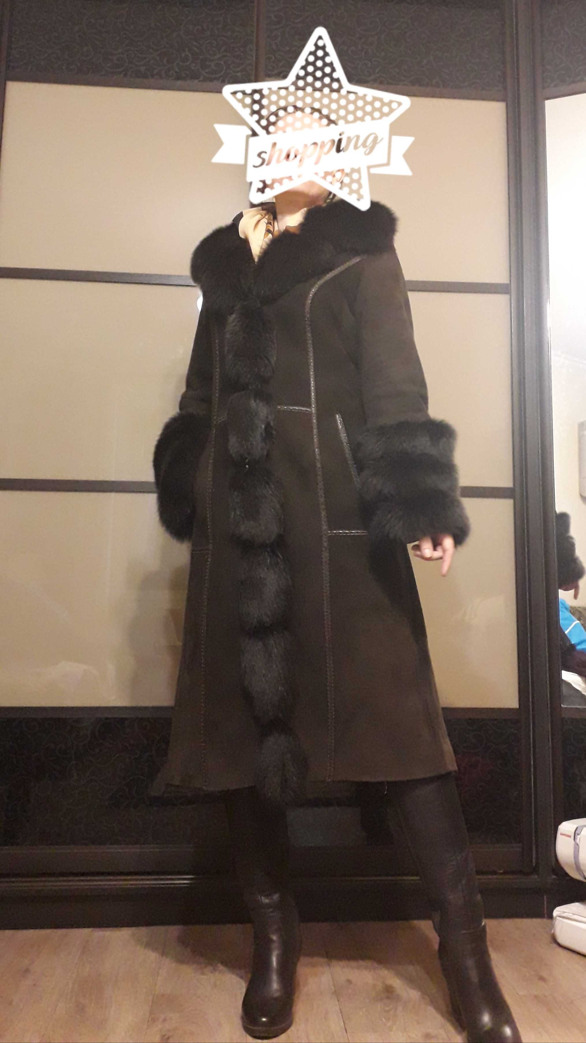 Дубленка женская шуба меховое пальто
