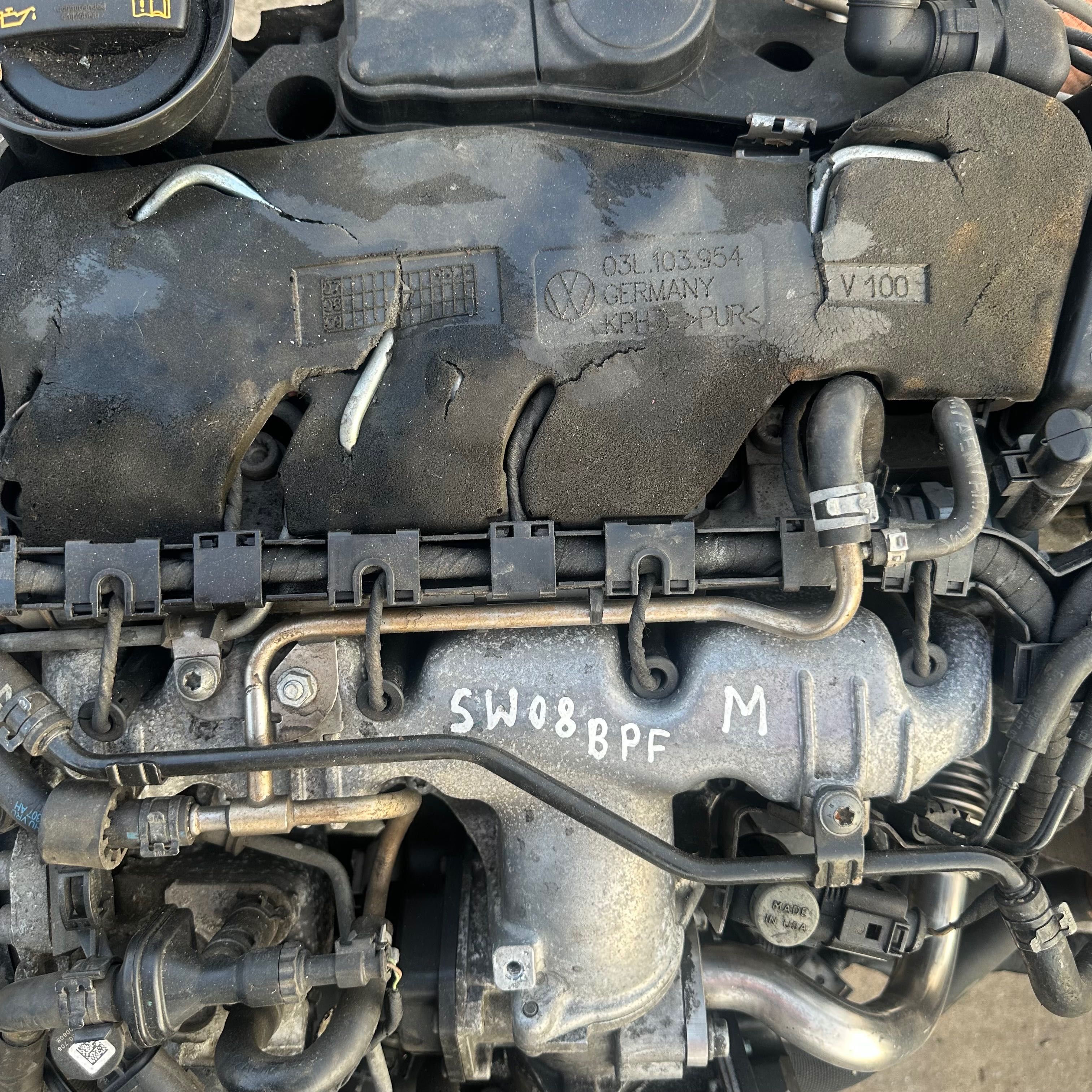 Двигател CBA/CBAB 2.0 TDI 140к.с. Audi/Skoda/Seat/VW ЦЯЛ ИЛИ НА ЧАСТИ