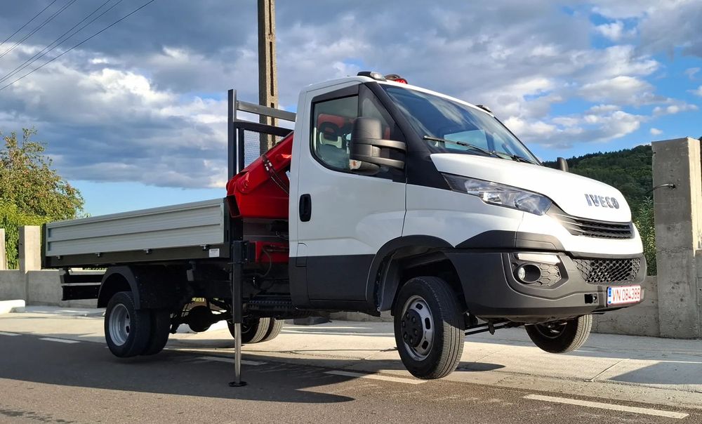 Iveco Daily Iveco 35C18 basculabil si macara 2018