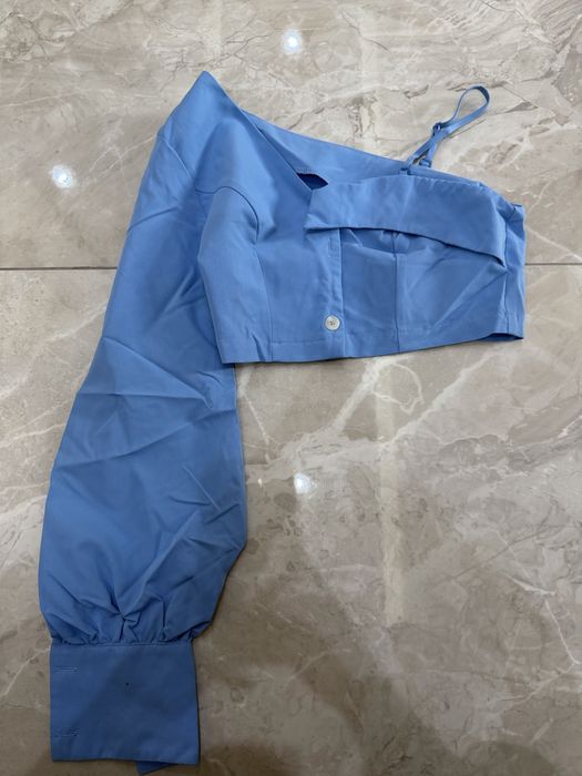 Син елегантен топ