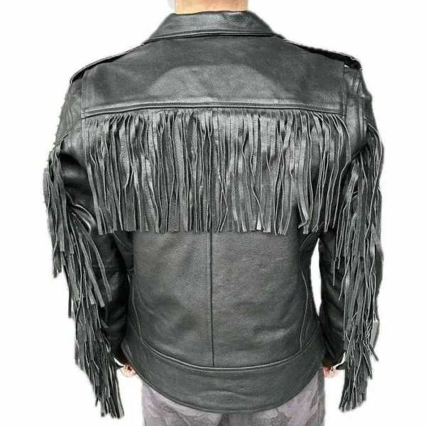 Кожено яке Motomall Rock Black