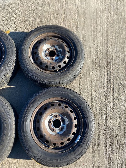 Jante tabla opel vivaro renault trafic cu anvelope de iarna 205 65 16C