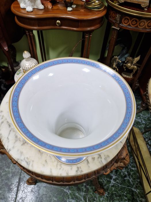 Рядка антикварна дизайнерска немска порцеланова ваза KAISER