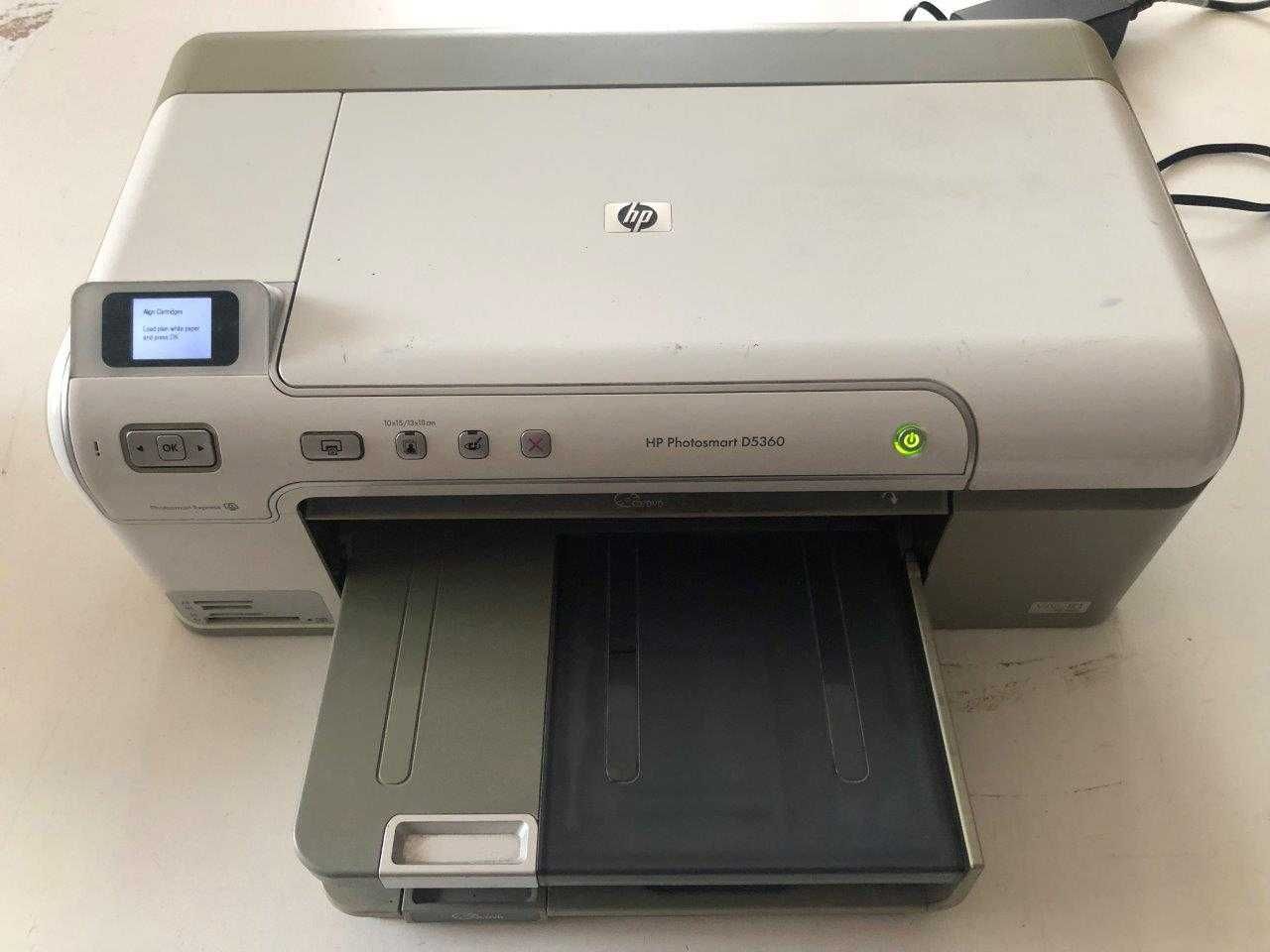 Imprimanta HP Photosmart D5360 - Print pe CD, DVD - print fata-verso