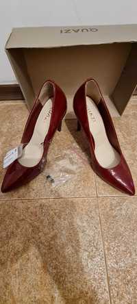 Червени лачени обувки, размер 40