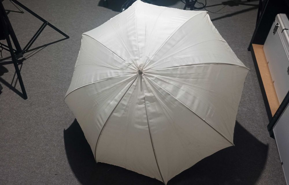 Бокс-чадър 109 см Бял дифузен