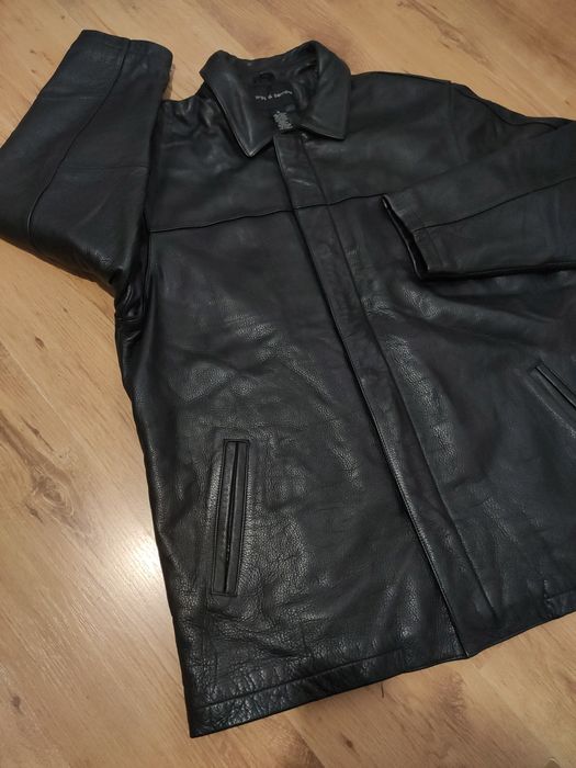 Geaca groasă din piele naturala moale XL