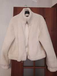 Куртка тедди, белый 44-46 размер
