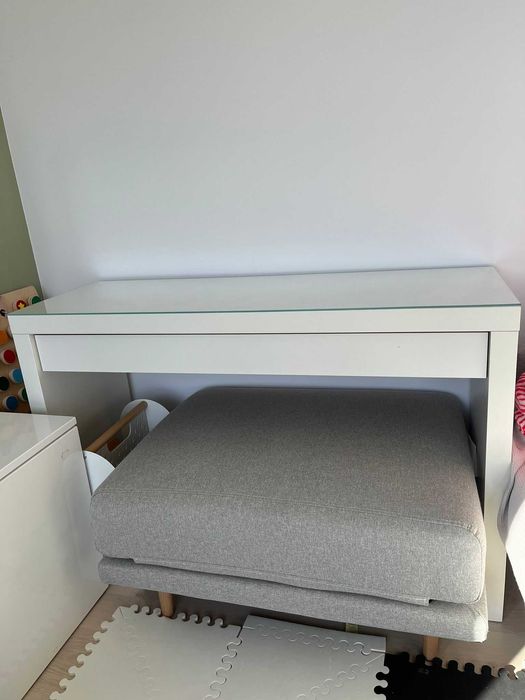 Măsuţă de toaletă, alb, 120x41 cm