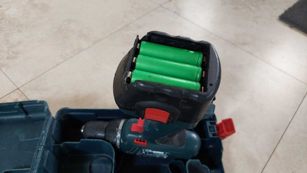 Filetanta Bosch modificata pe acumulatori 18650