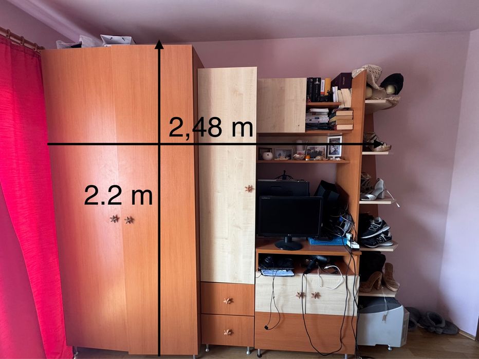 Mobila dormitor din pal - 2 seturi