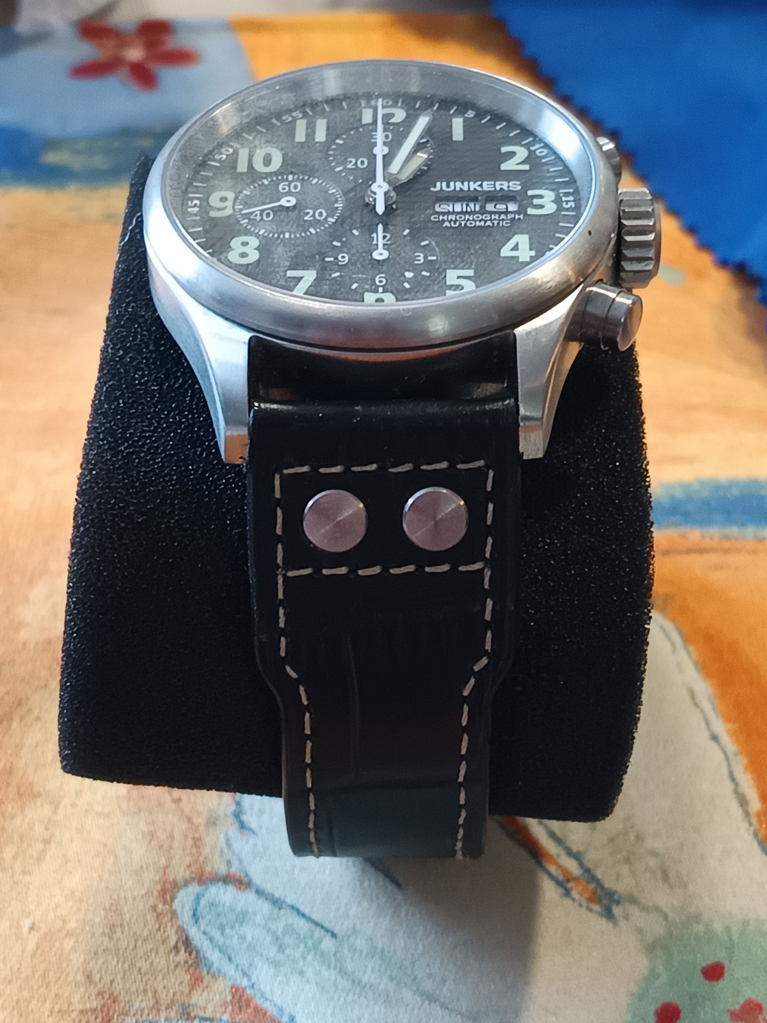 Часовник "Junkers"pilolot Swiss 7750 valjoux
