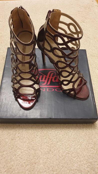 Sandale Buffalo London – piele naturală lacuită – mărimea 35 – WOW!