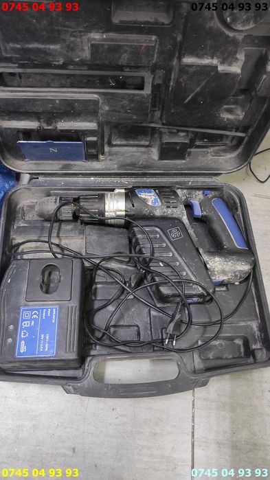 bormasina filetanta DEFECTA MPK30CV la priza acumulator 30v incarcator