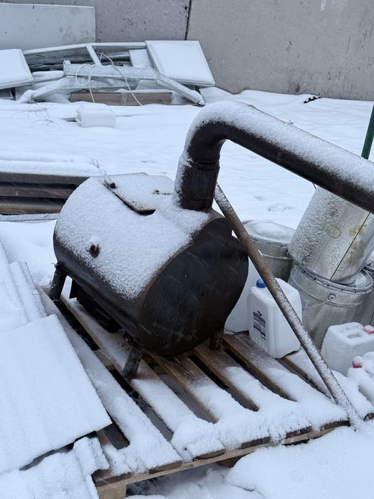 Печка с дымоходом