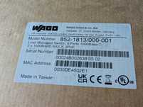 Switch WAGO POE  1000BASE-T 852-1813