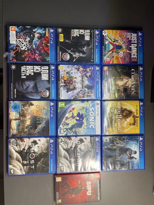Продаю игры на playstation 4, 5 и nintendo swith