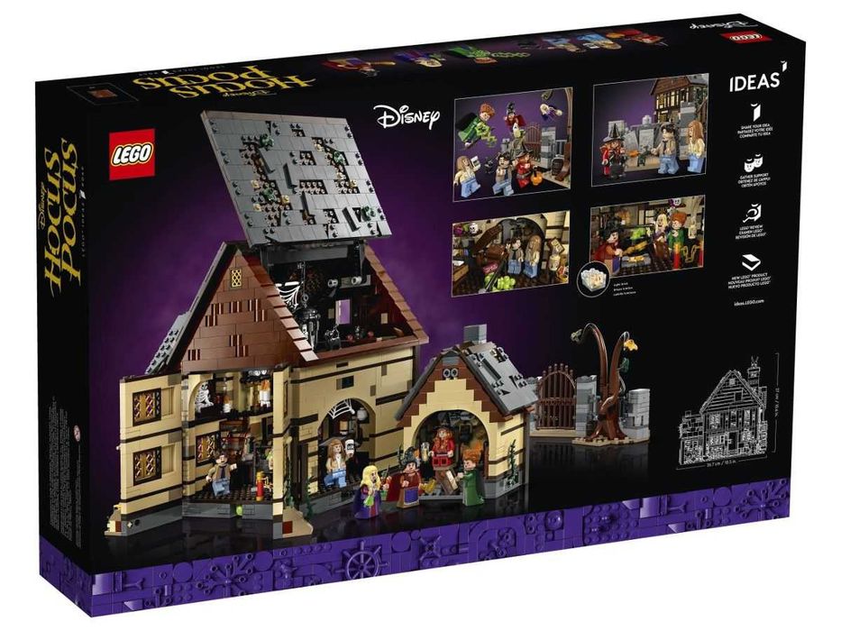 Lego 21341 Disney Hocus Pocus:The Sanderson Sisters' Cottage, лего