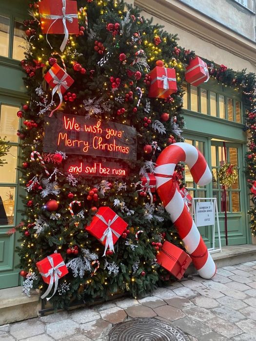 Новогодние оформление