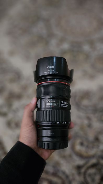 Obektiv 24 105  sotiladi  1/4 L IS 2 USM