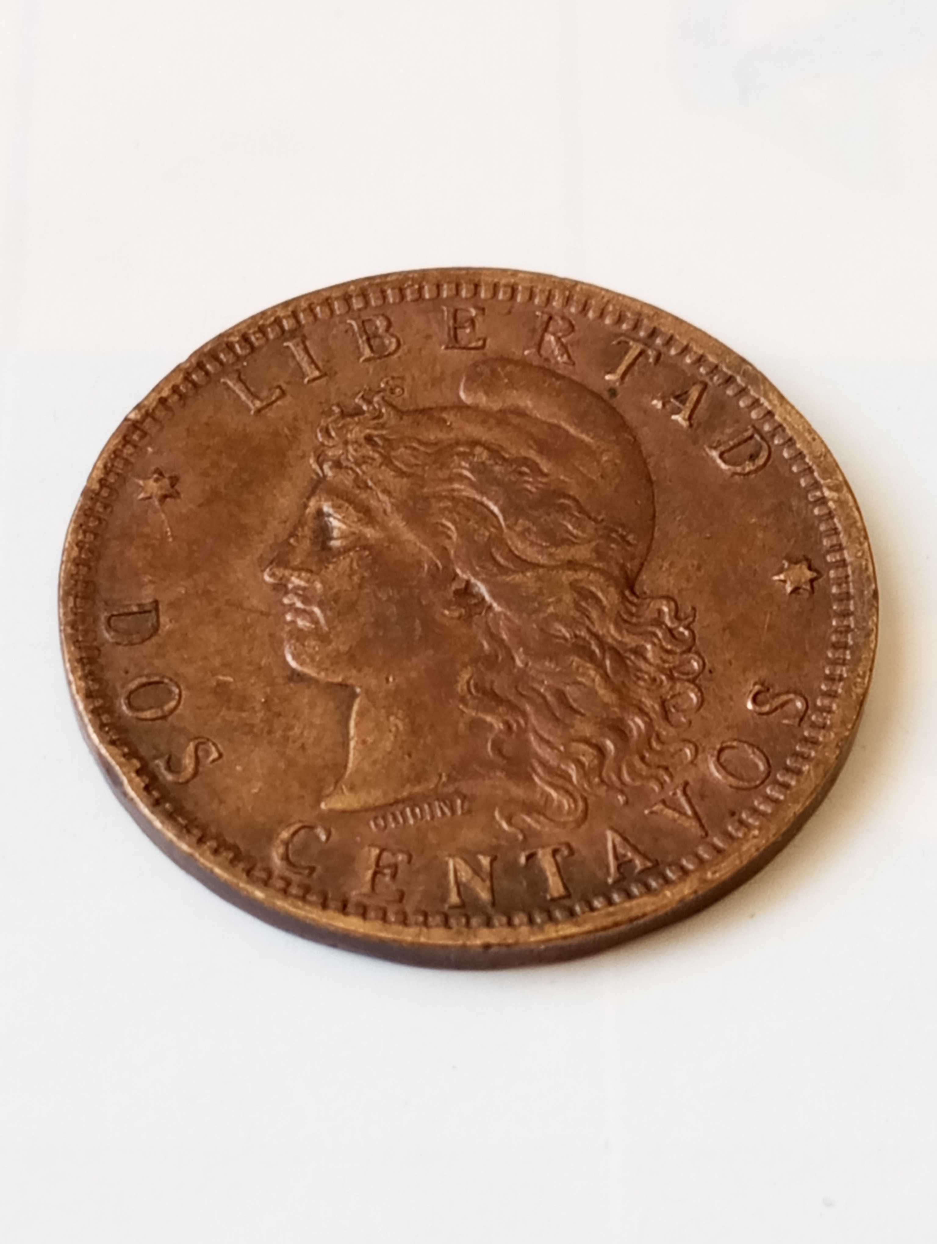 2 сентаво 1891 г. Аржентина