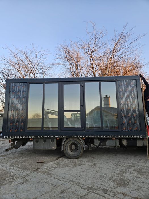Containere modulare cu vitrina 2,4x6 m calitate premium de vanzare