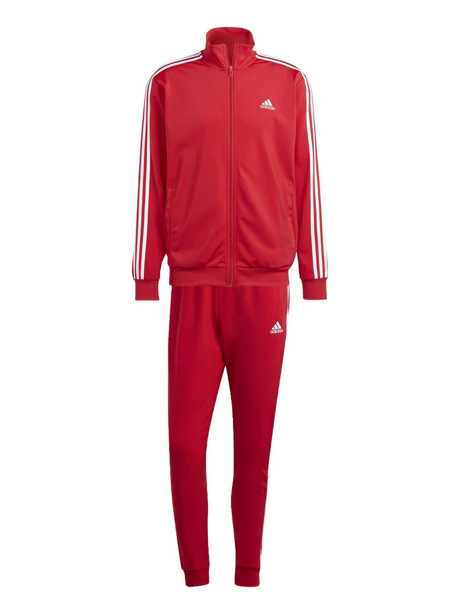 ADIDAS SPORTSWEAR Trening Basic 3-Stripes Tricot marimea m rosu