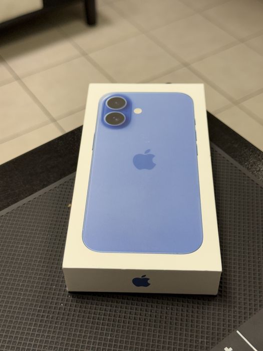 Apple iPhone 16,Ultramarine,128GB *ЧистоНов*3г Гаранция*