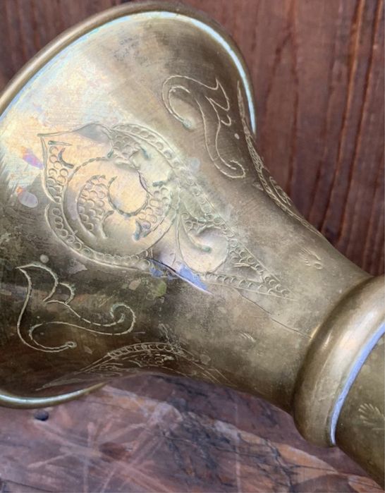 Decor/vaza alama/bronz vechi/antic