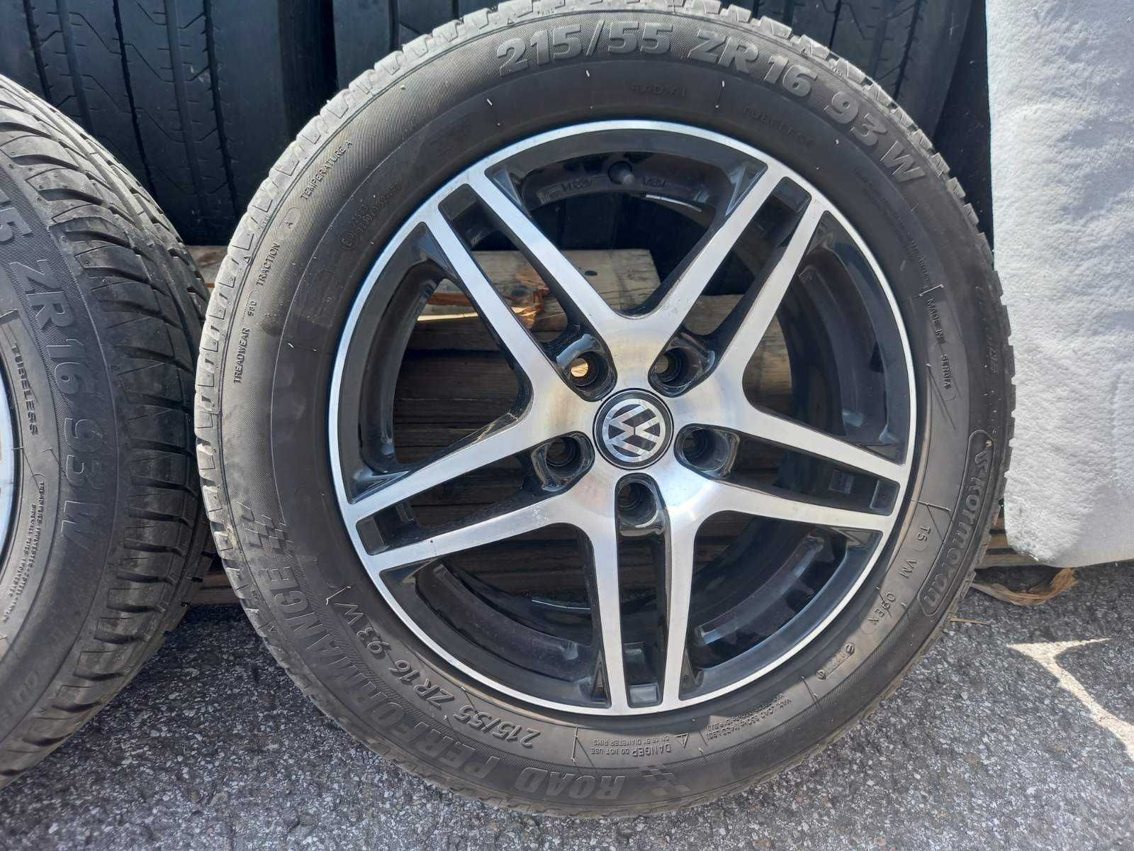 5x112 16 цола джанти с хубави летни гуми за VW/Skoda/Seat/Audi