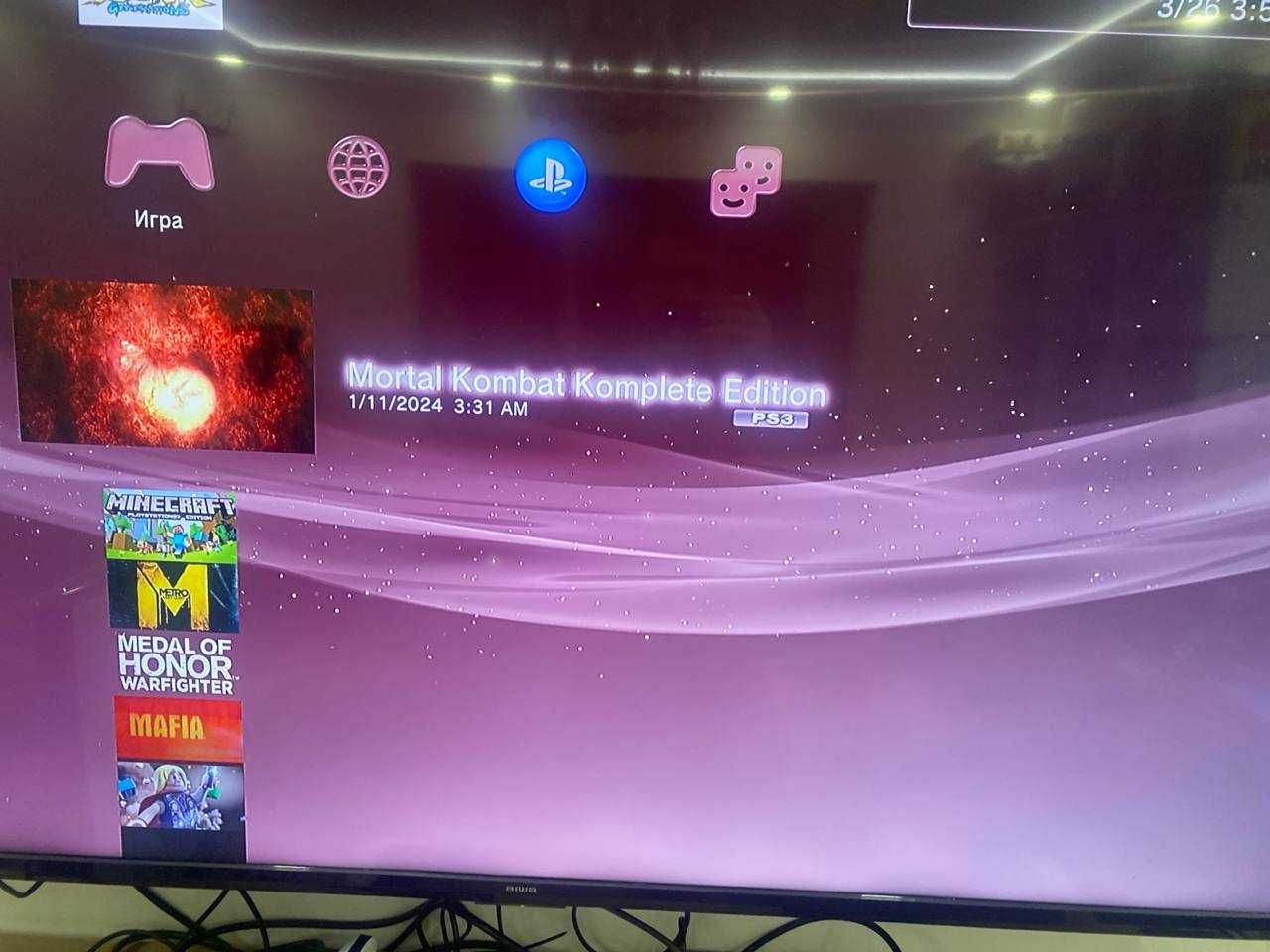 ps3 super slim 500gb прошитая.