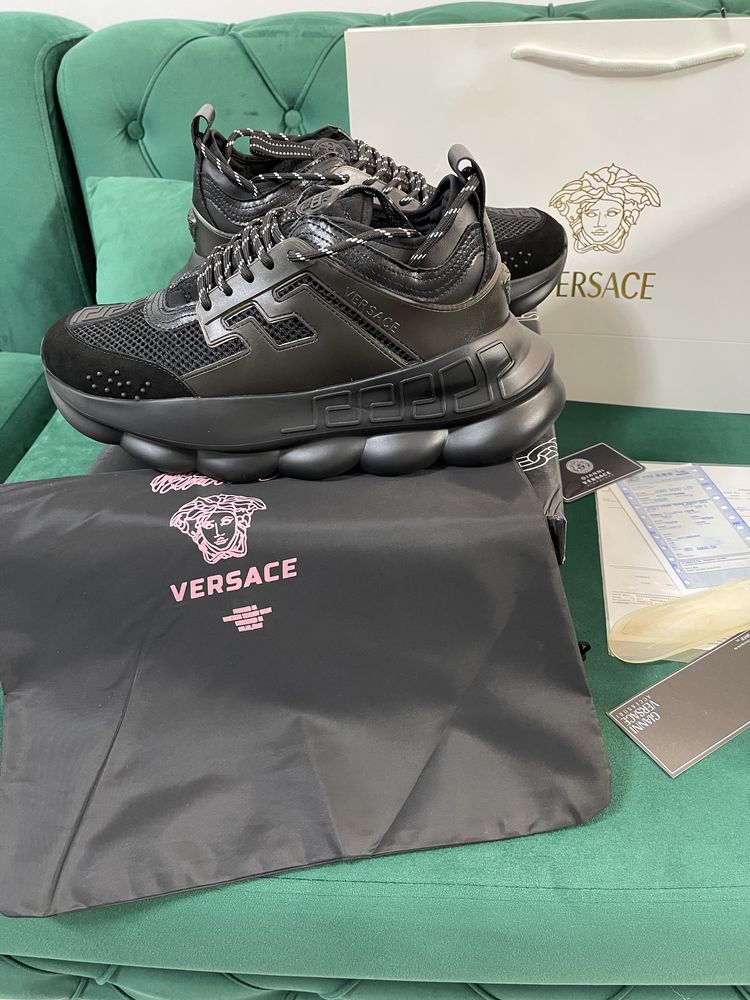 Adidasi Versace Chain Reaction Premium full Box