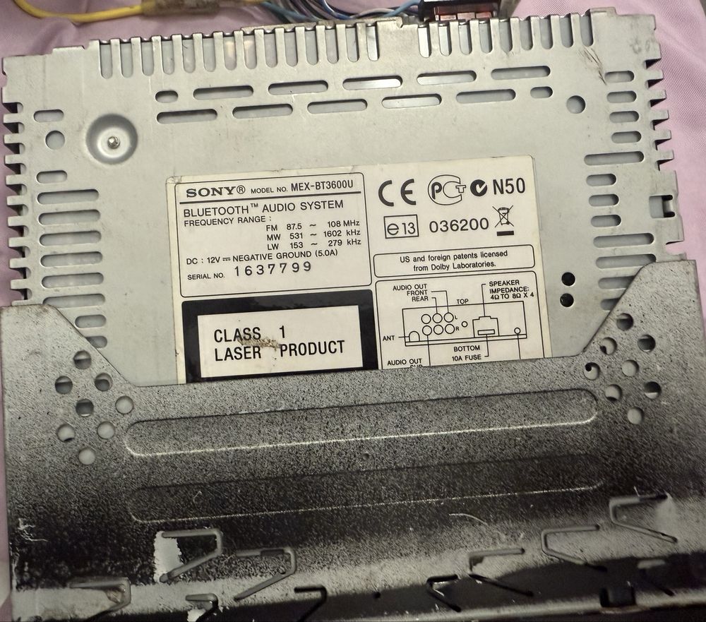Sony mex - BT3600U