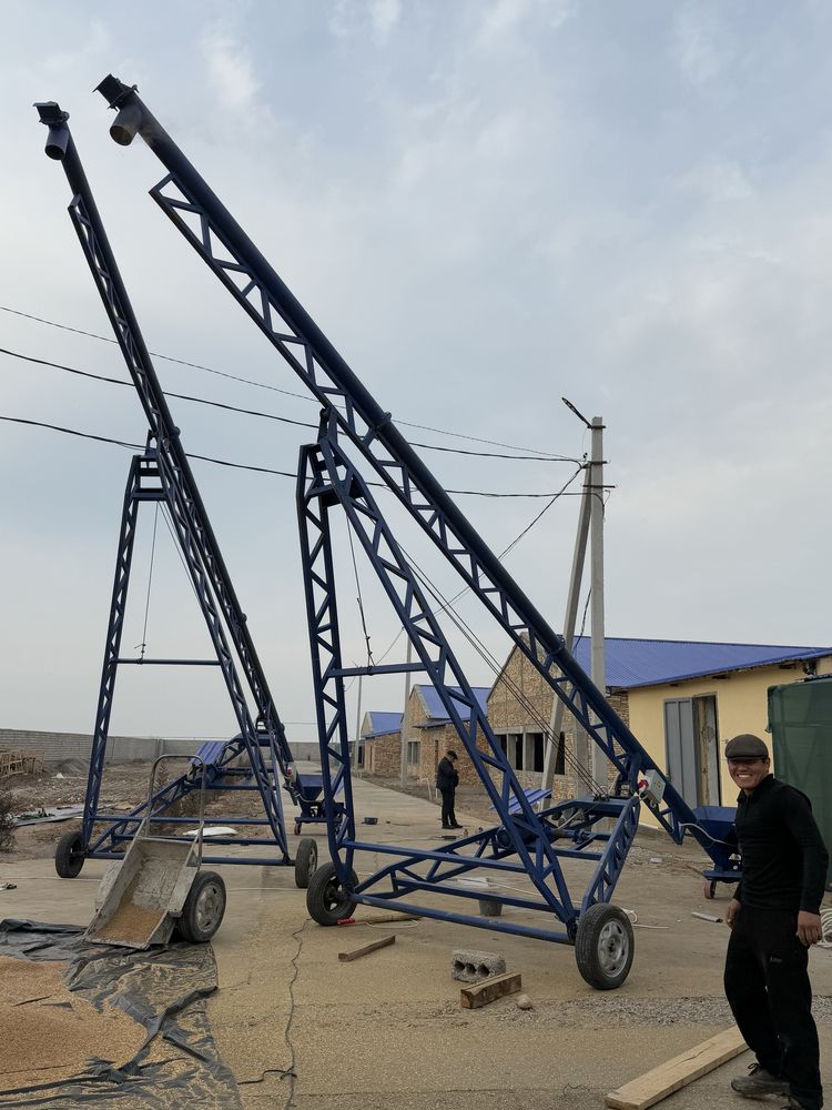 шнек shnek, транспортерная лента, Дробилка, мешалка,
