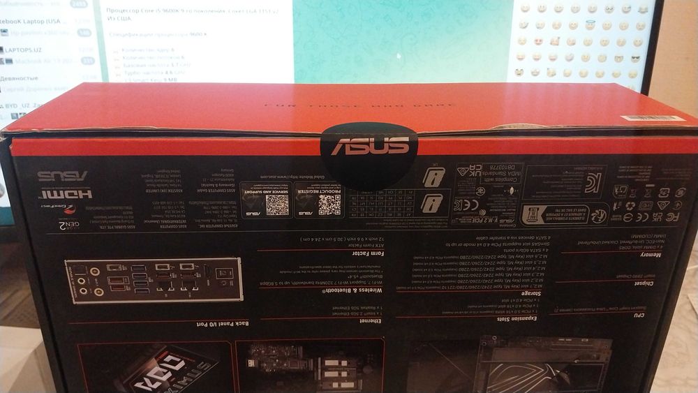 Новая материнская плата ASUS ROG MAXIMUS Z890 HERO. Сокет LGA 1851.