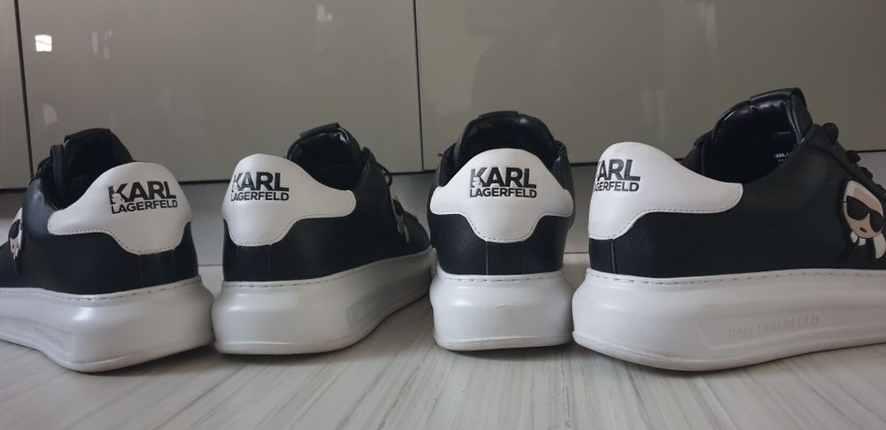 Karl Lagerfeld  45/29см - 44/28 ОРИГИНАЛ! Мъжки  / кецове/  ест. кожа