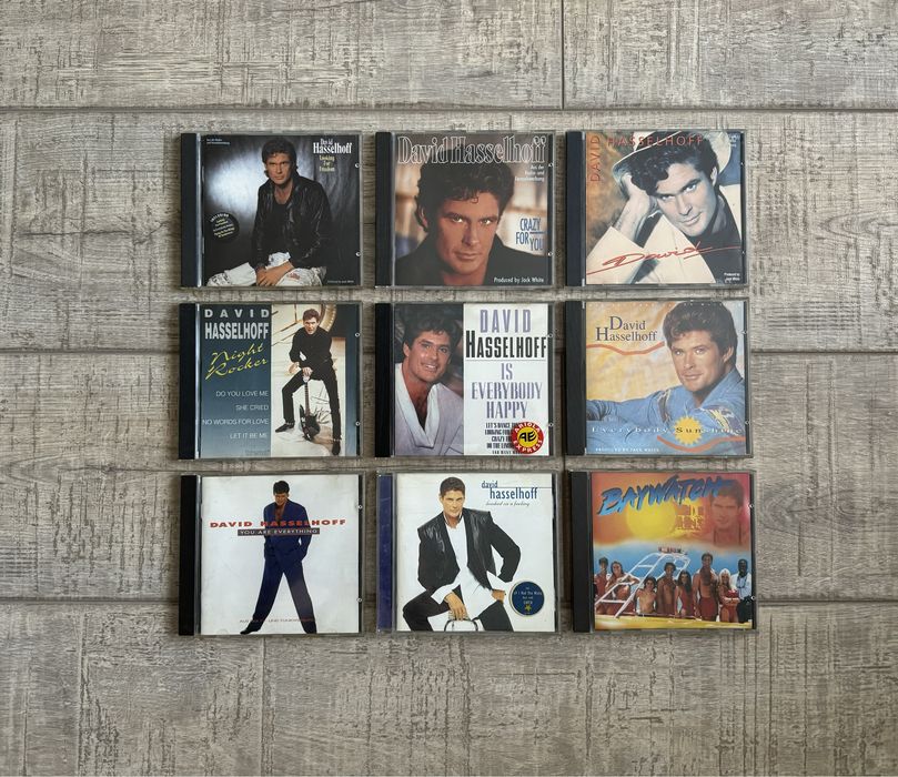 Lot 9 cd-uri originale David Hasselhoff