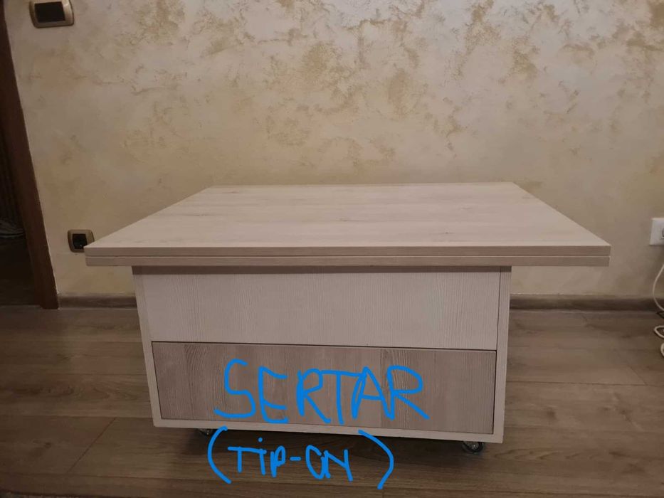 Masa extensibila transformer