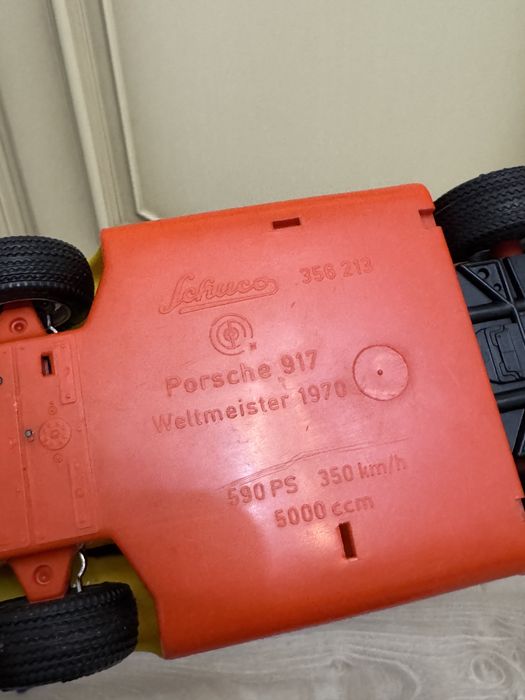 Rar! Masinuta Porsche 917 Schuco, cu telecomanda. Veche, colectie.