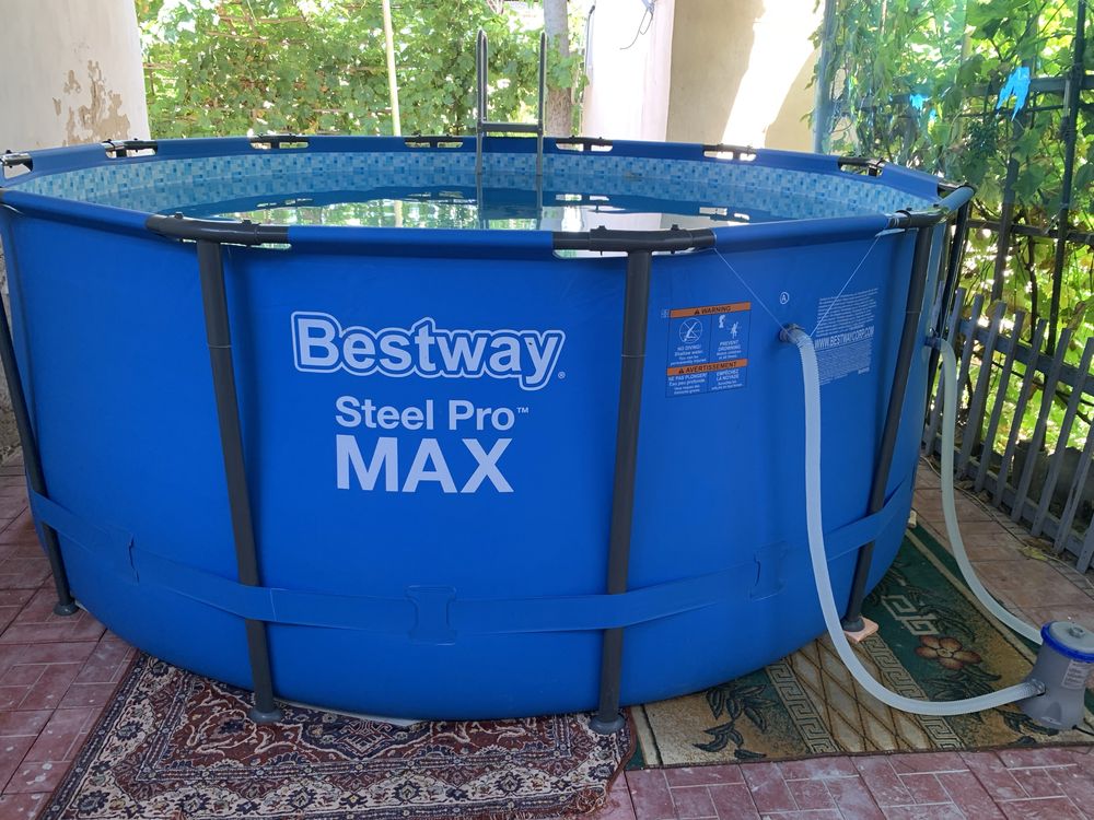 Большой глубокий бассейн Bestway Steel Pro Max 366x133
