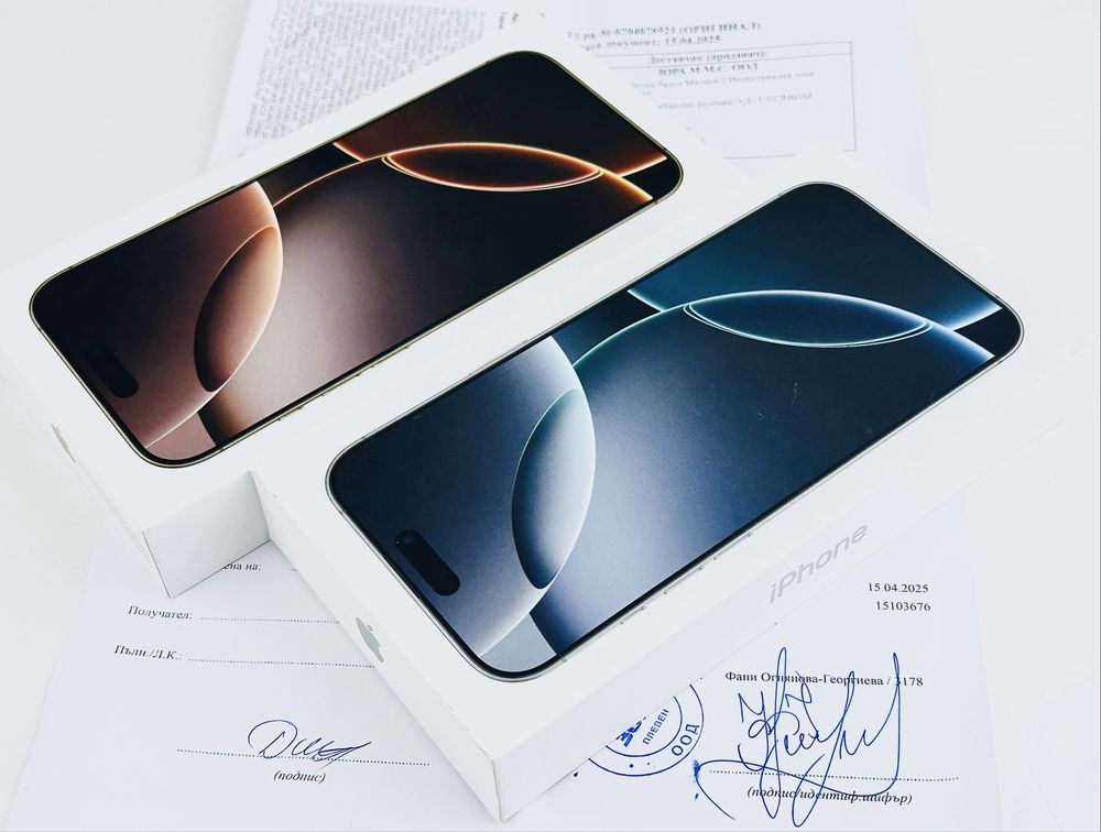 НОВ! iPhone 16 Pro Max 512GB Desert/White/Black/Natural 2г. Гаранция!