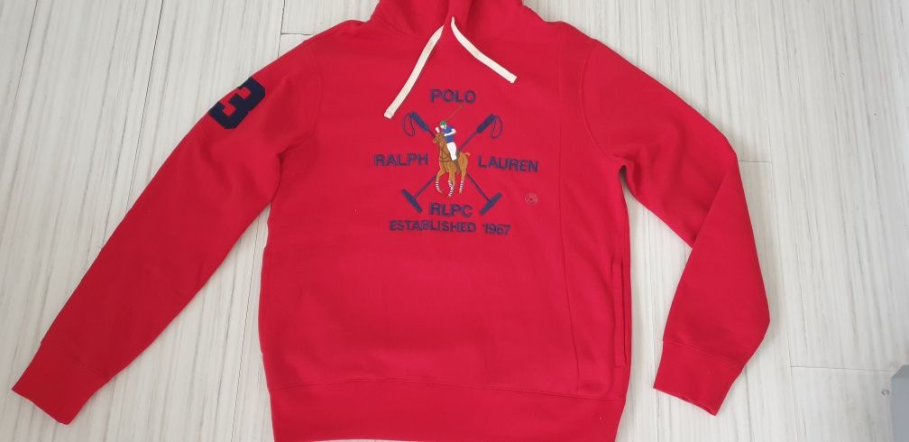 POLO Ralph Lauren Big Polo Crest Hoodie / M НОВО ОРИГИНАЛ Мъжки Суичър